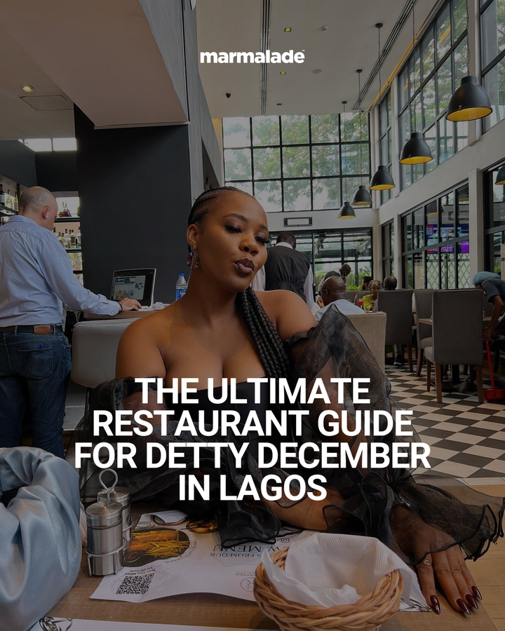 The Ultimate Restaurant Guide for Detty December in Lagos 2024